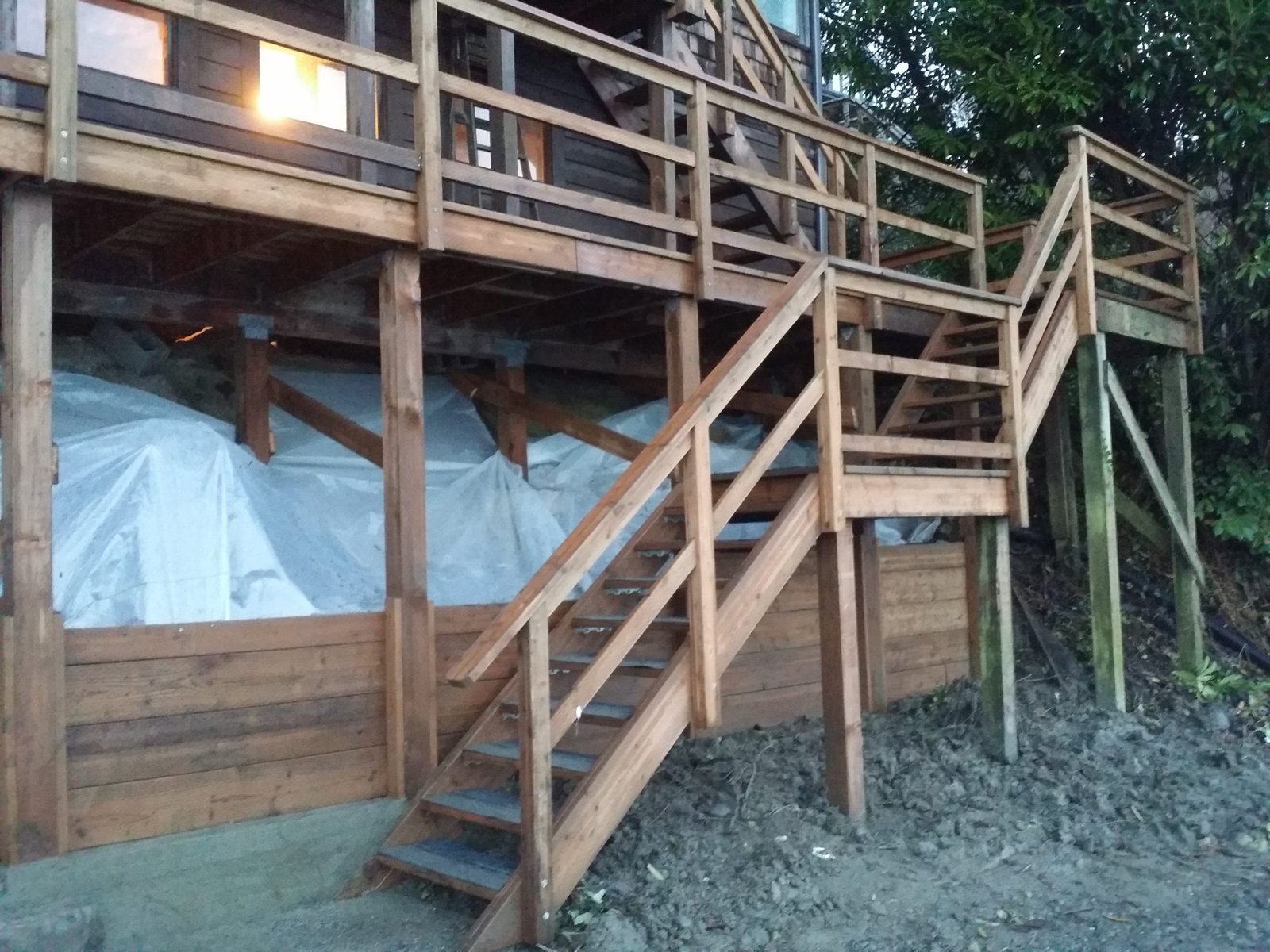 Newly Built Wooden Staircase scaled