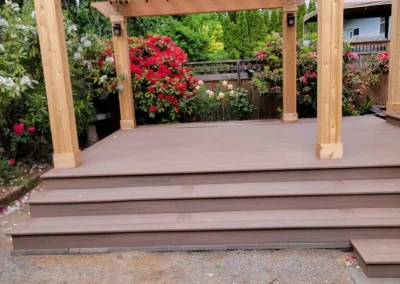 Seattle Deck & Patio Installation – Covered Entryway with Composite Decking