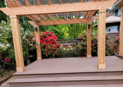 Bellevue Deck & Patio Installation – Covered Entryway with Composite Decking