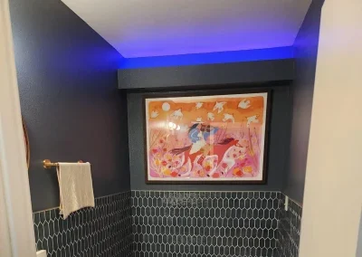 Dark Elegance – Modern Bathroom Remodel